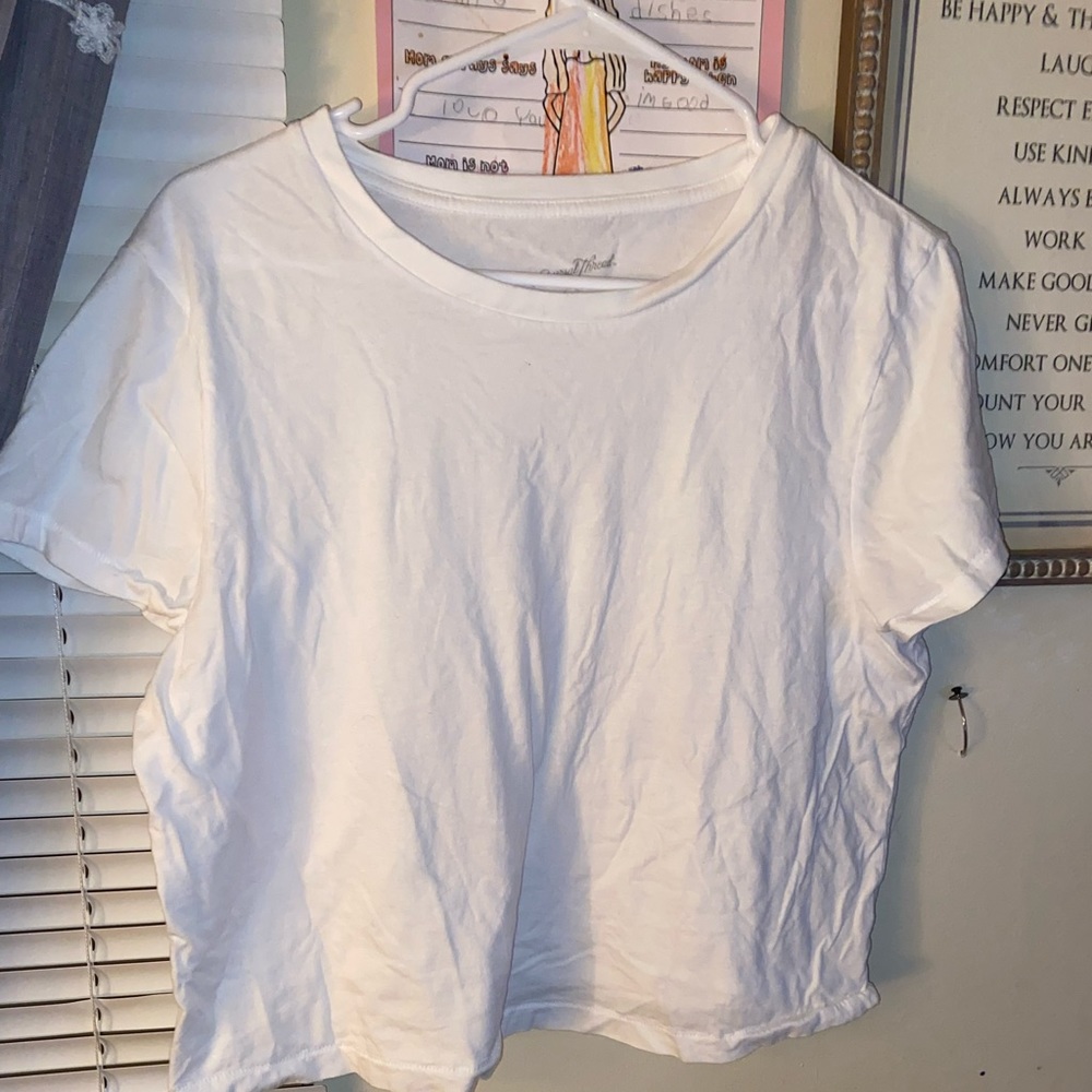 Universe thread crop top